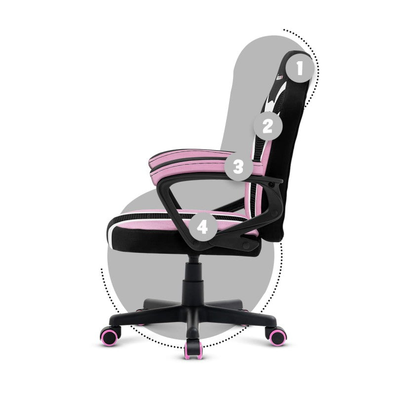 Huzaro Ranger 1.0 Pink Mesh child's gaming chair - image 10