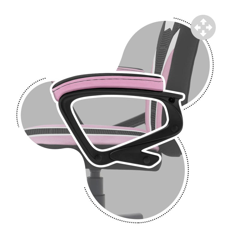 Huzaro Ranger 1.0 Pink Mesh child's gaming chair - image 12