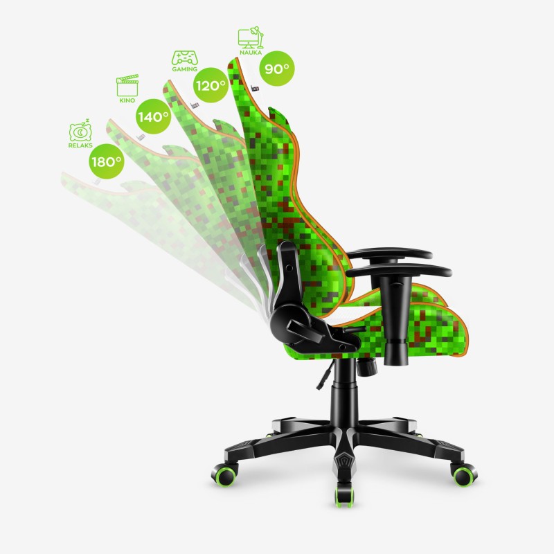 Huzaro Ranger 6.0 Pixel White child's gaming chair - image 3