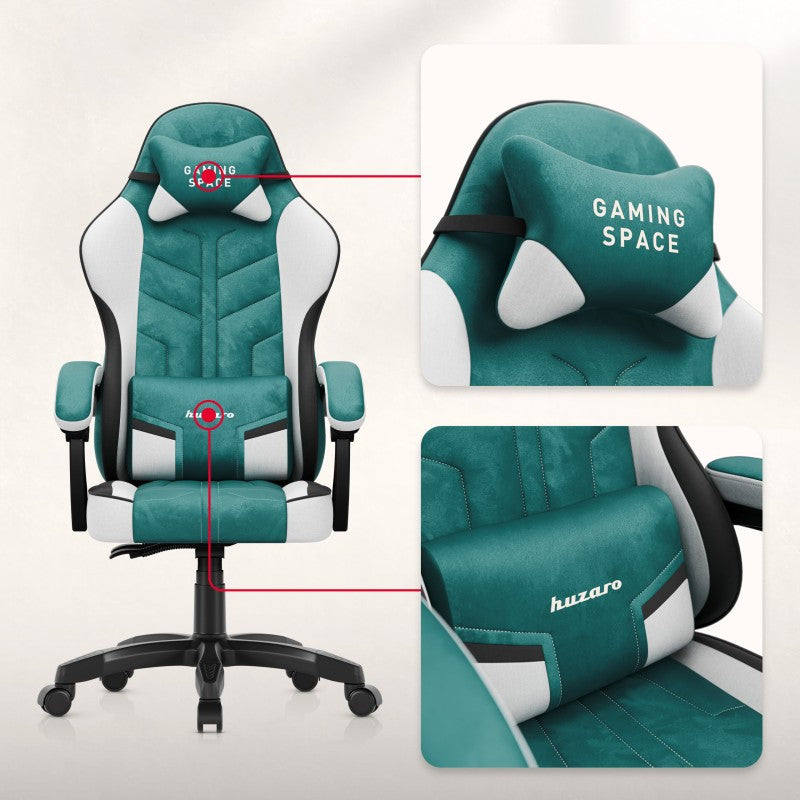 Huzaro Velour gaming chair Force 2.7 Green - image 11