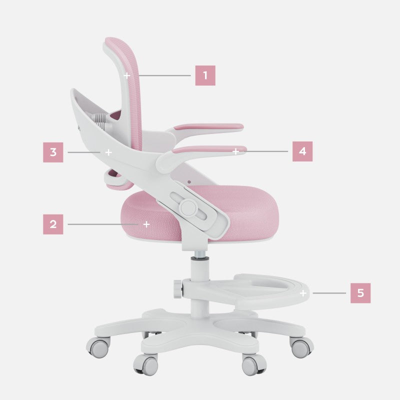 Mark Adler Child's desk chair Junior 4.3 Pink - image 12
