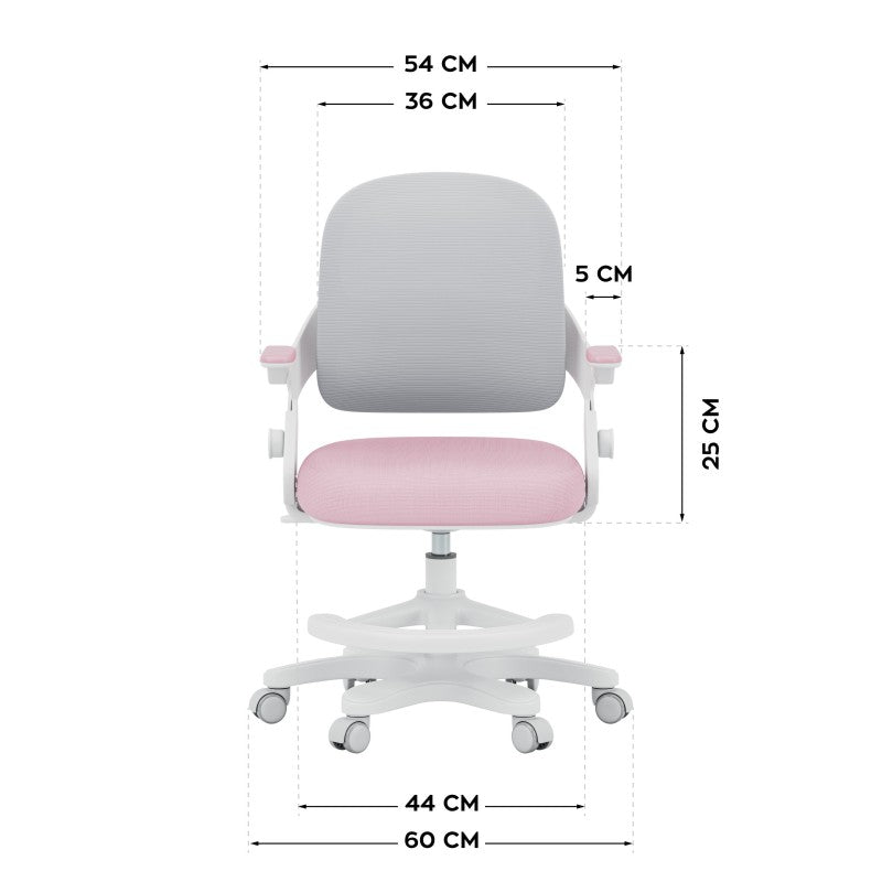 Mark Adler Children's desk chair Junior 4.3 Pink-grey - image 14