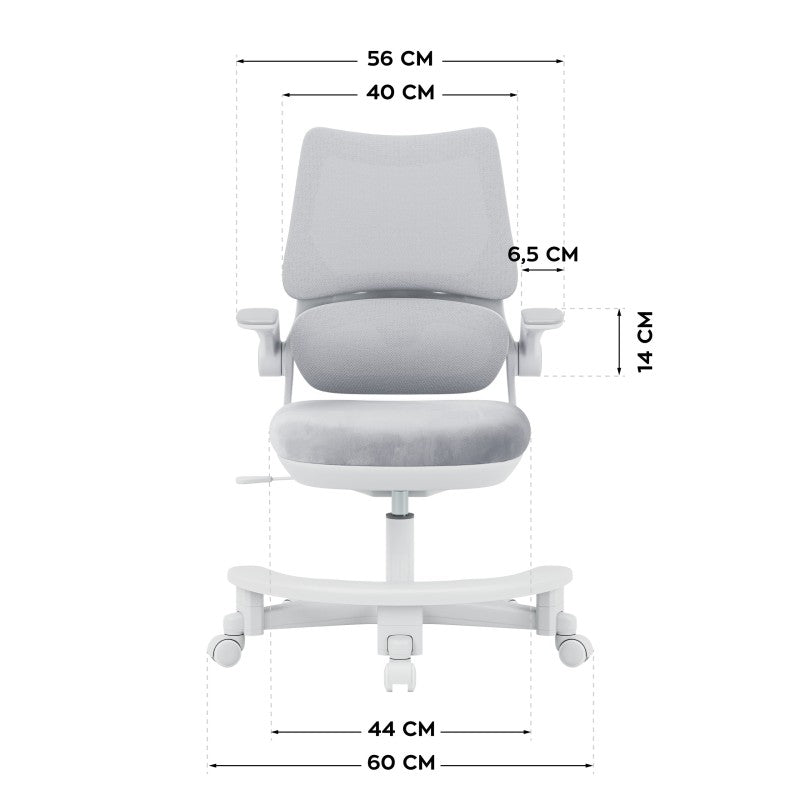 Mark Adler Children's desk chair Junior 5.7 Grey - image 10