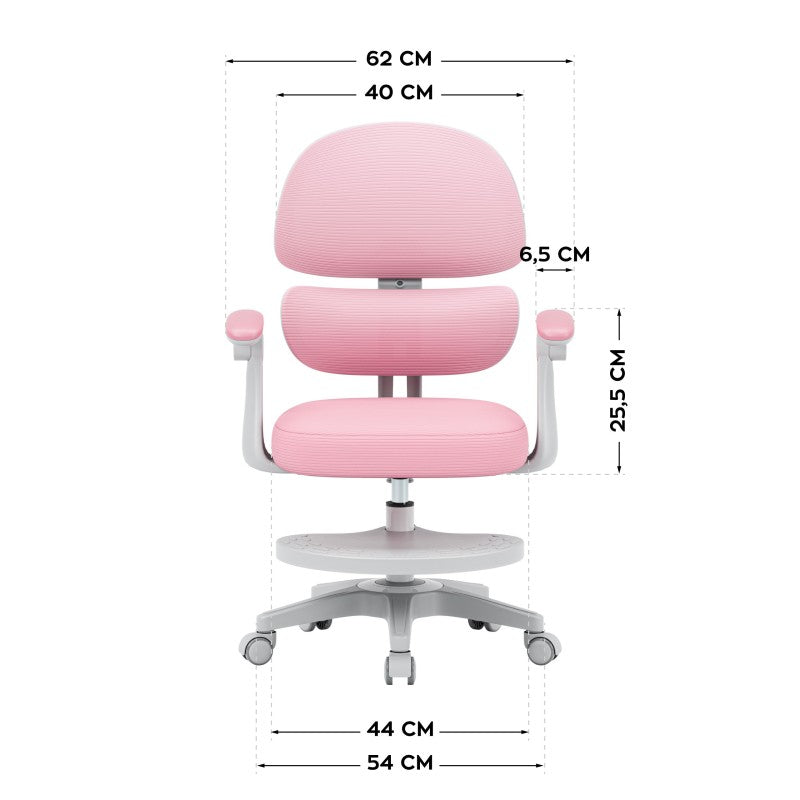 Mark Adler Children's ergonomic chair Junior 4.4 Pink - image 8