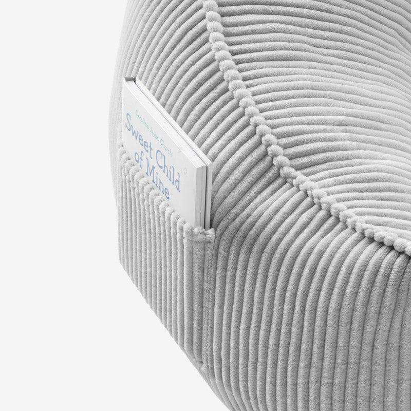 Mark Adler Corduroy backrest pouffe chair Comfy 4.0 Grey - image 5