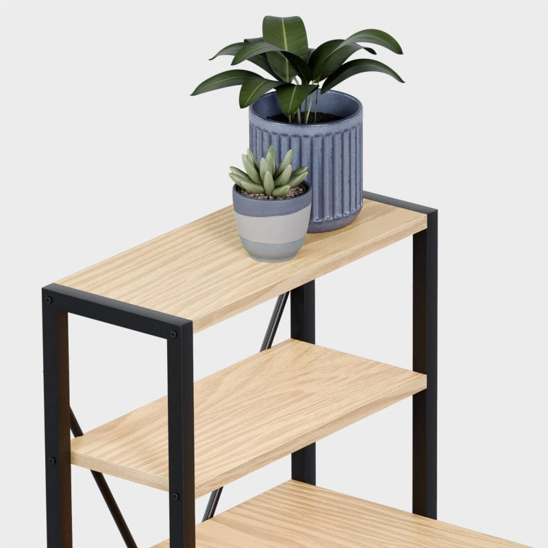 Mark Adler Corner desk with shelves Leader 5.9 Oak 145 cm - image 5