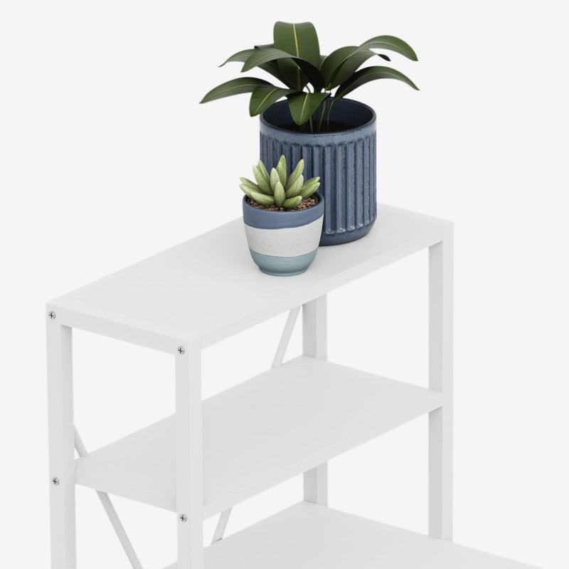 Mark Adler Corner desk with shelves Leader 5.9 White 145 cm - image 9