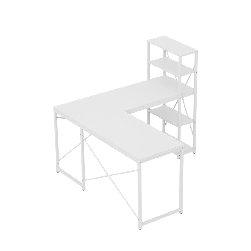 Mark Adler Corner desk with shelves Leader 5.9 White 145 cm - image 12