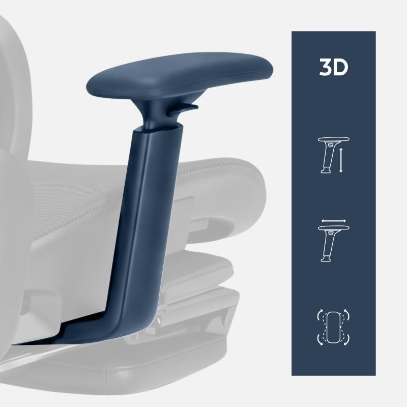 Mark Adler Ergonomic chair with footrest Expert 9.3 Black - image 2