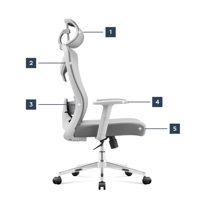 Mark Adler Ergonomic office chair Manager 2.6 Grey - image 10