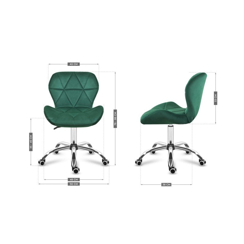 Mark Adler Future 3.0 Green Velur swivel chair - image 7