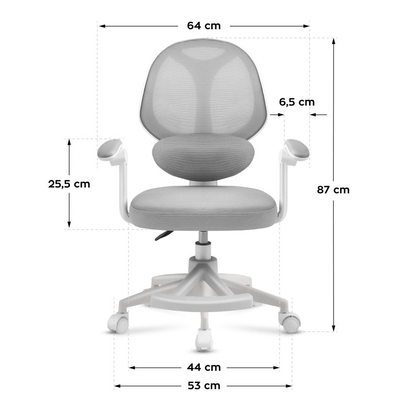 Mark Adler Junior 4.5 Grey swivel chair for child - image 9