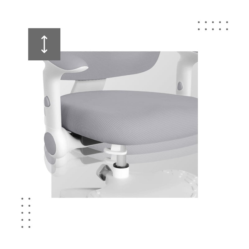 Mark Adler Junior 5.0 Grey swivel chair for child - image 8