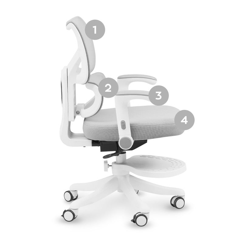 Mark Adler Junior 5.3 Grey swivel chair for child - image 14