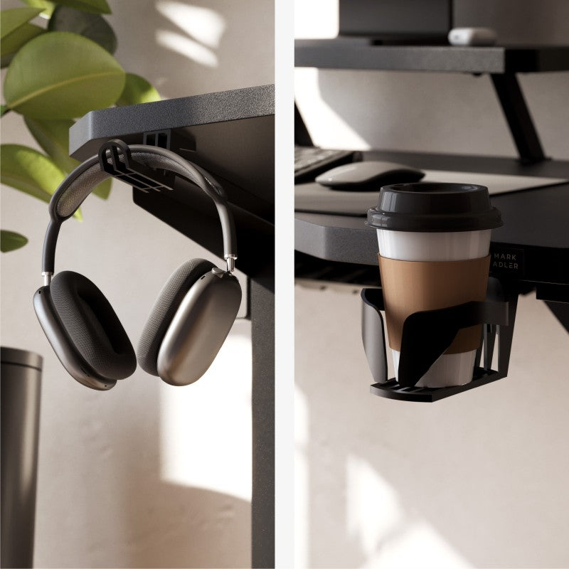 Mark Adler Leader 5.1 Black 115 cm computer desk with shelf - image 4