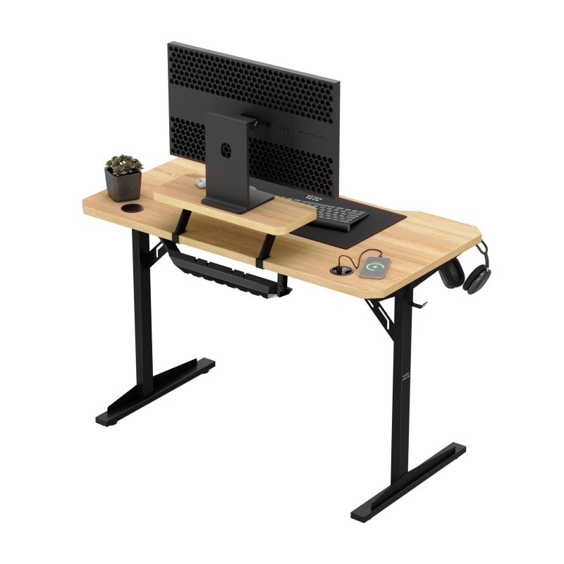 Mark Adler Leader 5.1 Oak 115 cm computer desk with shelf - image 6
