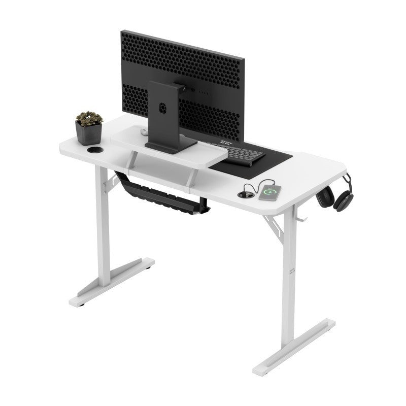 Mark Adler Leader 5.1 White 115 cm computer desk with shelf - image 6