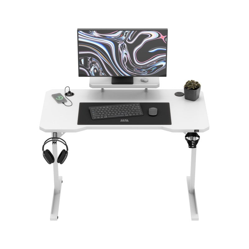 Mark Adler Leader 5.1 White 115 cm computer desk with shelf - image 18