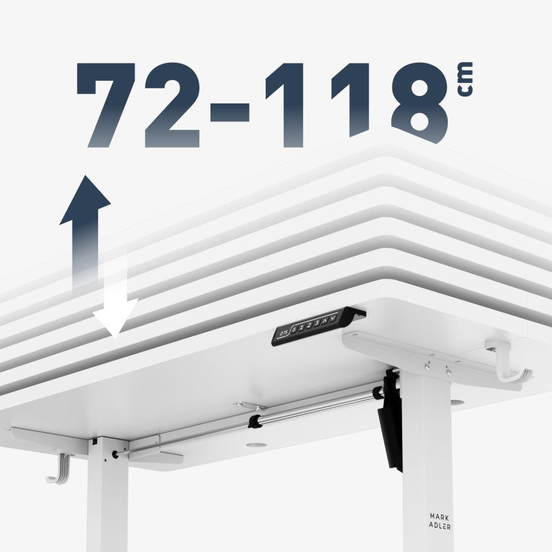 Mark Adler Leader 6.9 White 120 cm electric desk - image 16