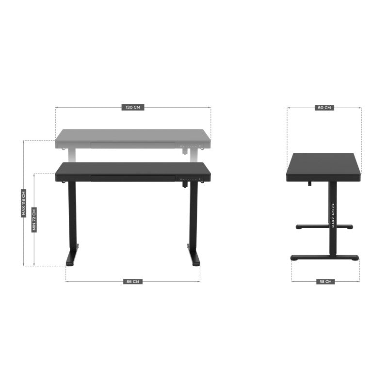 Mark Adler Leader 8.2 Black 120 cm electric desk - image 17
