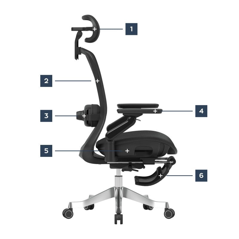 Mark Adler Leadpro 8.7 Black swivel chair - image 16