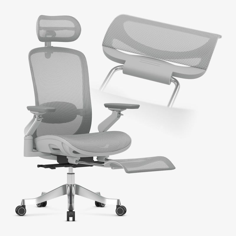 Mark Adler Leadpro 8.7 Grey swivel chair - image 5