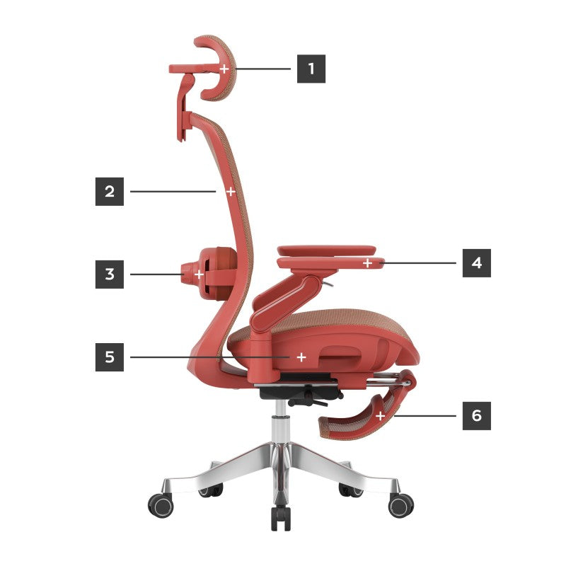 Mark Adler Leadpro swivel chair 8.7 Red - image 15