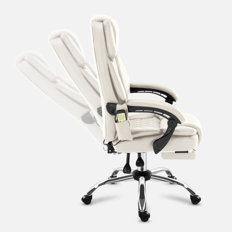 Mark Adler Office chair with massage Boss 6.0 Beige - image 3