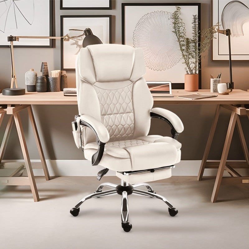 Mark Adler Office chair with massage Boss 6.0 Beige - image 12