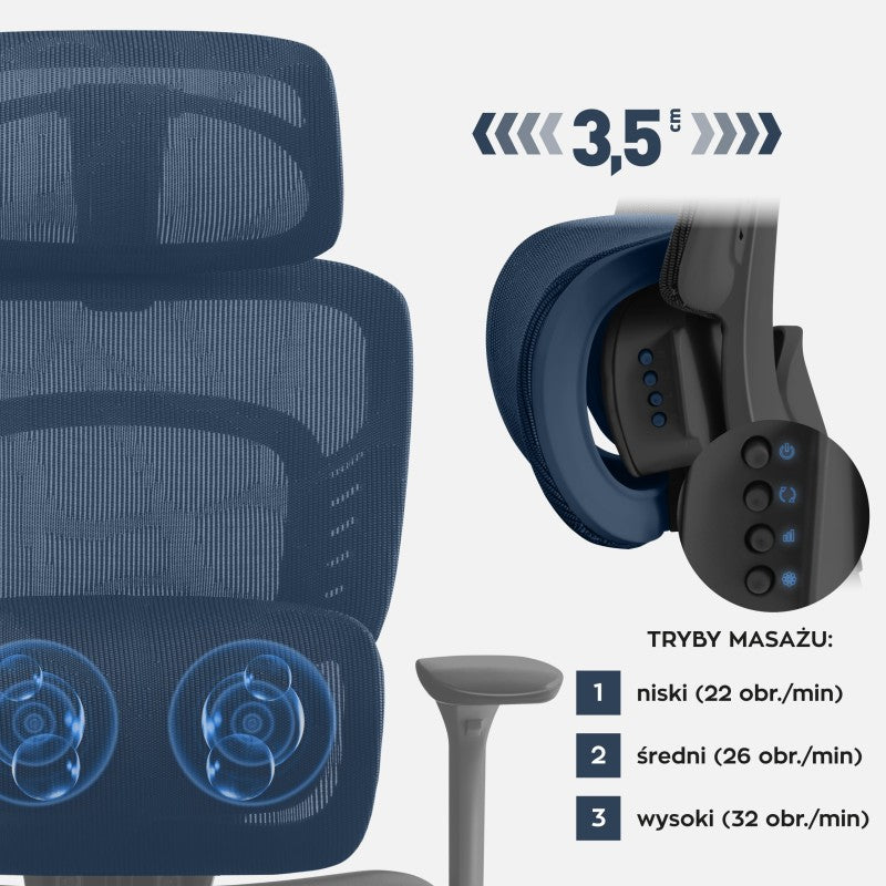 Mark Adler Office chair with massage Visioner 6.1 Black - image 2