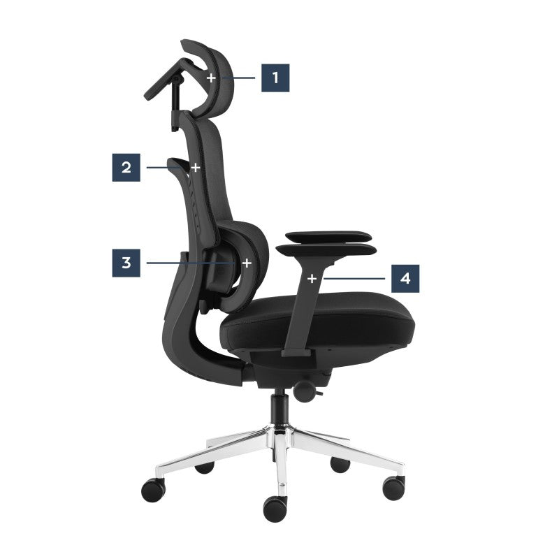 Mark Adler Office chair with massage Visioner 6.1 Black - image 14
