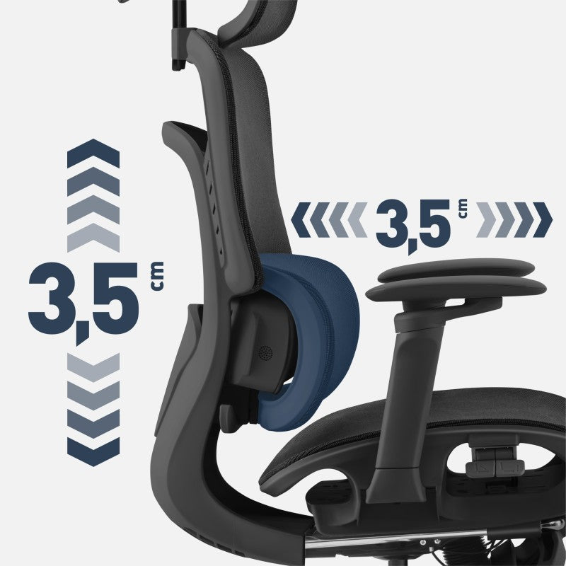 Mark Adler Office chair with massage Visioner 8.3 Black - image 4