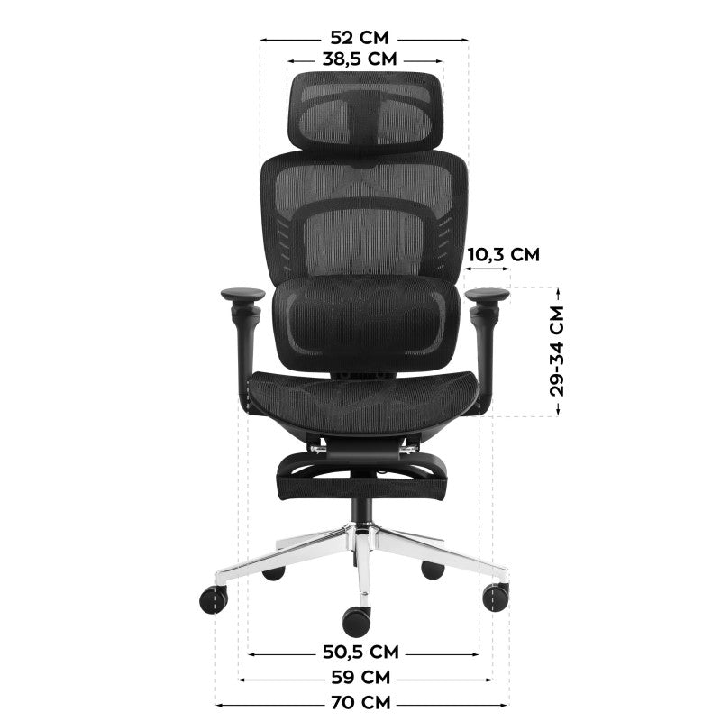 Mark Adler Office chair with massage Visioner 8.3 Black - image 7