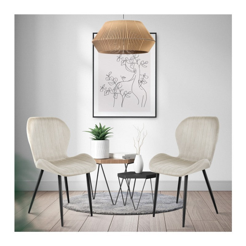 Mark Adler Prince 2.0 Beige velour chair - image 3