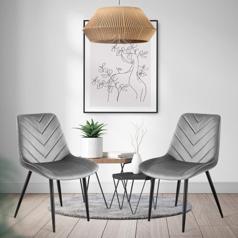Mark Adler Prince 3.0 Grey velour chair - image 4