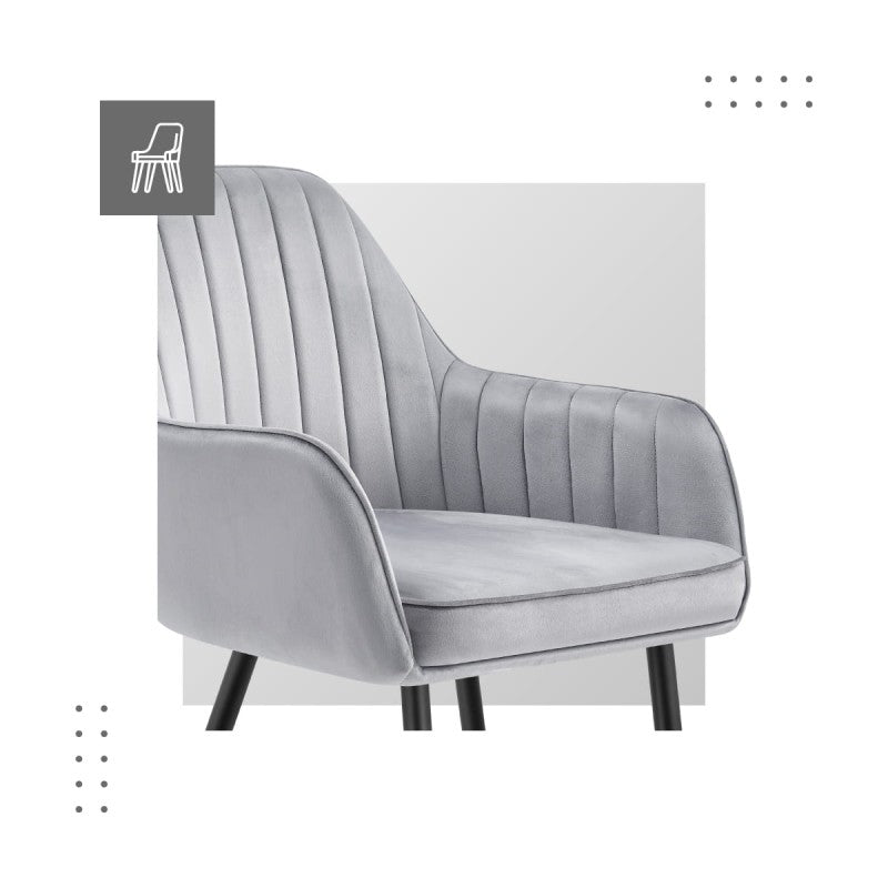 Mark Adler Prince 6.0 Grey velour chair - image 9