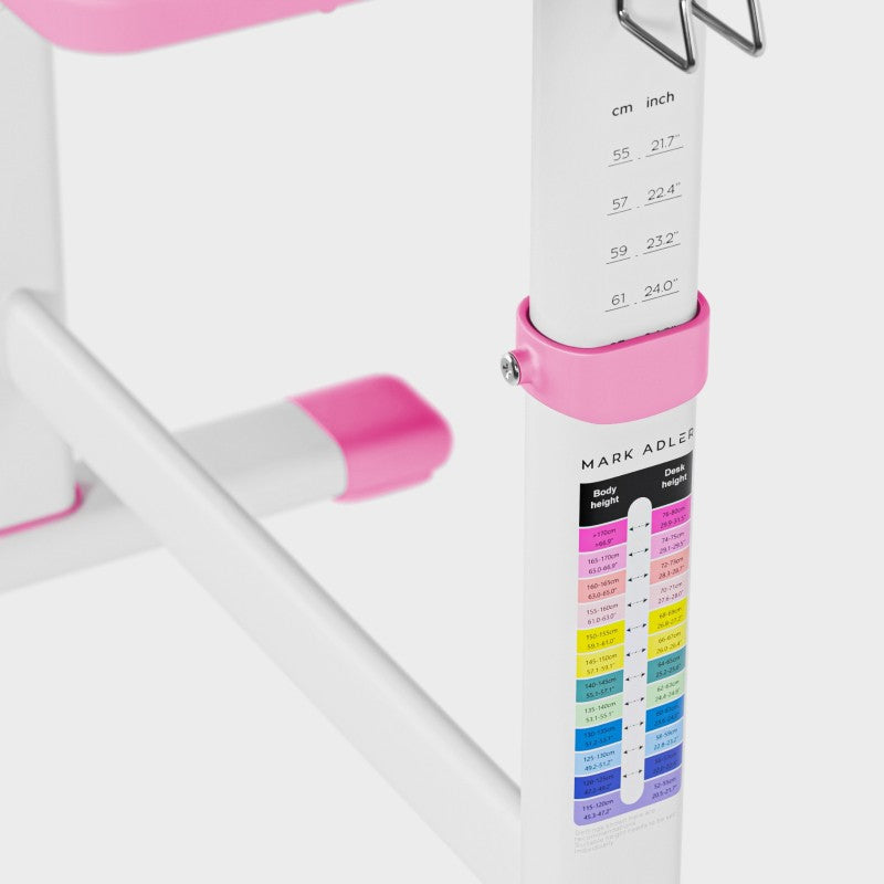 Mark Adler Study 3.0 Pink 66 cm adjustable children's desk - image 4