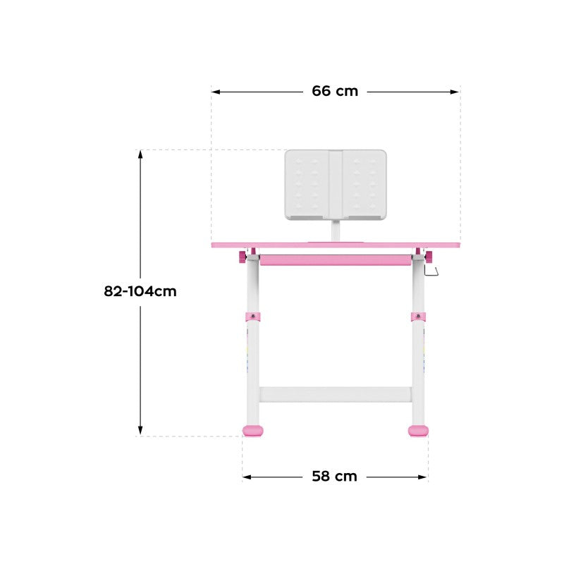 Mark Adler Study 3.0 Pink 66 cm adjustable children's desk - image 20