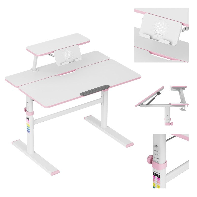 Mark Adler Study 3.7 Pink 90 cm adjustable children's desk - image 21