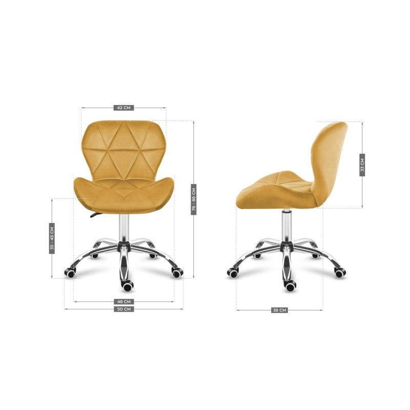 Mark Adler Velour swivel chair Future 3.0 Mustard Yellow - image 12