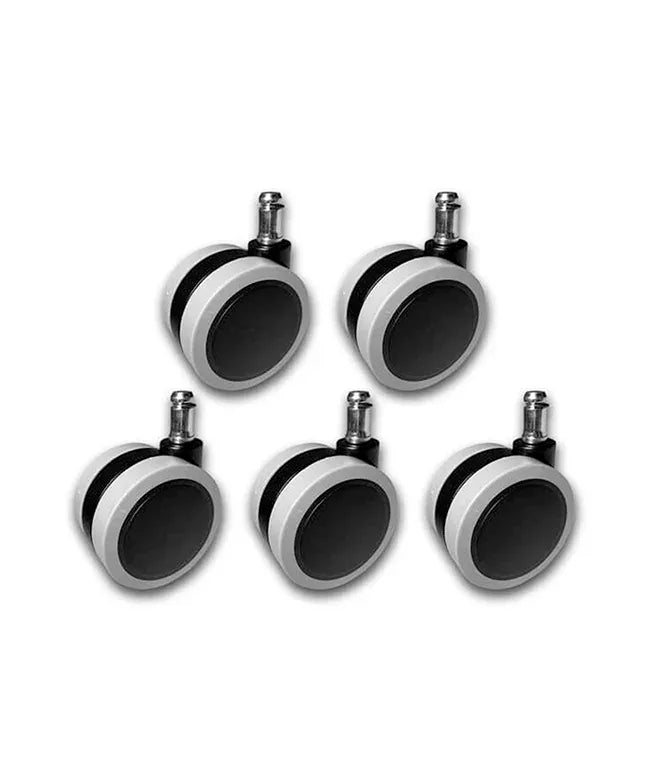 ERGOVISION Premium Rubber Caster Wheels Set 65/11mm