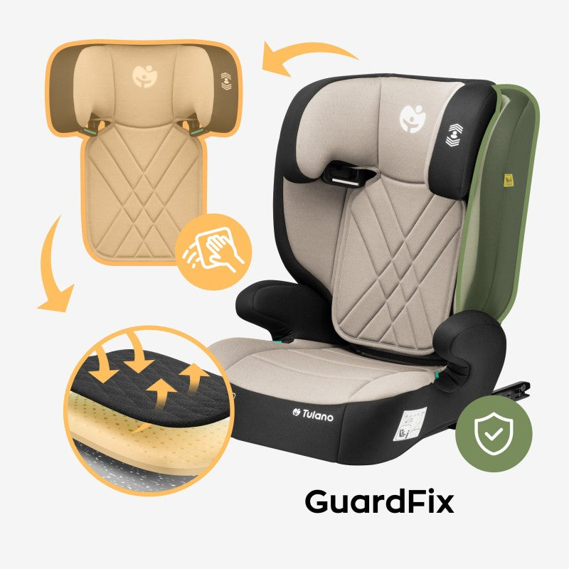 Tulano Baby car seat 2-in-1 100 -150 cm Joy 45 Beige I-Size - image 11