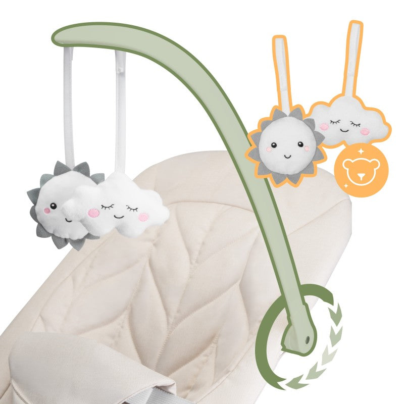 Tulano Baby rocking chair Moon 10 Beige - image 8