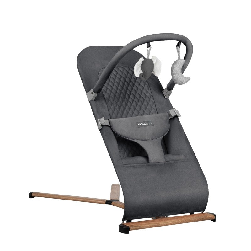 Tulano Moon 30 Graphite Baby Bouncer Rocker - image 1