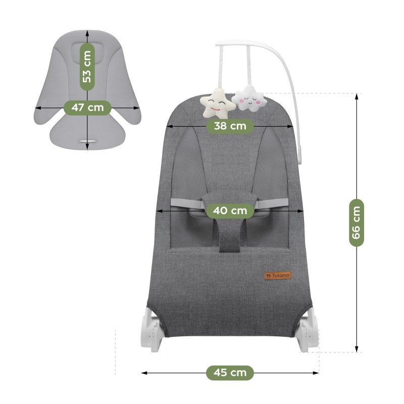 Tulano Moon 50 Grey rocking chair - image 10