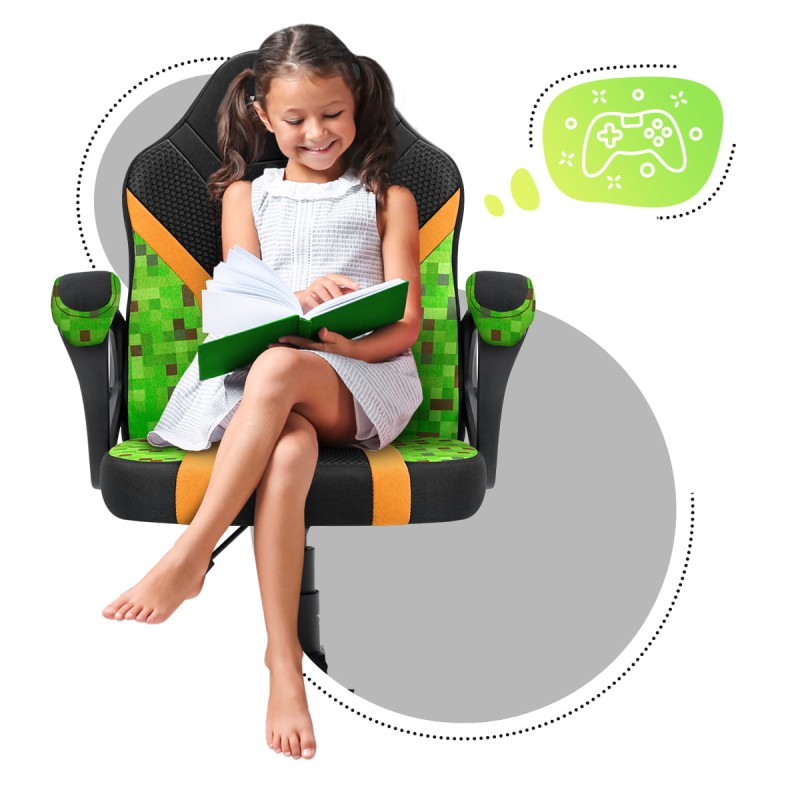 Huzaro Ranger 1.0 Pixel Mesh gaming chair for kids - image 11