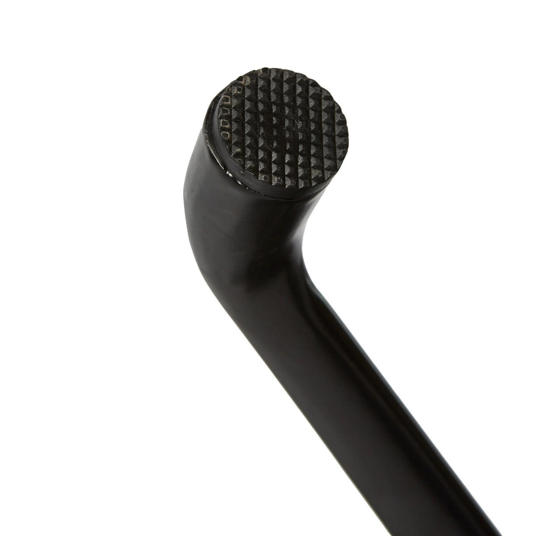 The image shows a part of a conference chair, specifically the leg or base with a textured foot for stability. The design appears sleek and modern, likely intended for ergonomic support in an office or conference setting. The specific brand and model are not identifiable from the image alone.