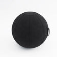 The product is an ergonomic seating ball designed for active sitting. It appears to be a black, textured ball with a handle for easy transport. The design suggests a focus on promoting better posture and comfort while sitting.