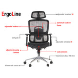 Ergonomic Office Chair ErgoNew A1