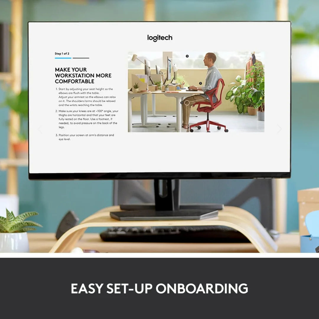Ergonomska tipkovnica Logitech ERGO K860, njemački izgled, crna - Ergospace